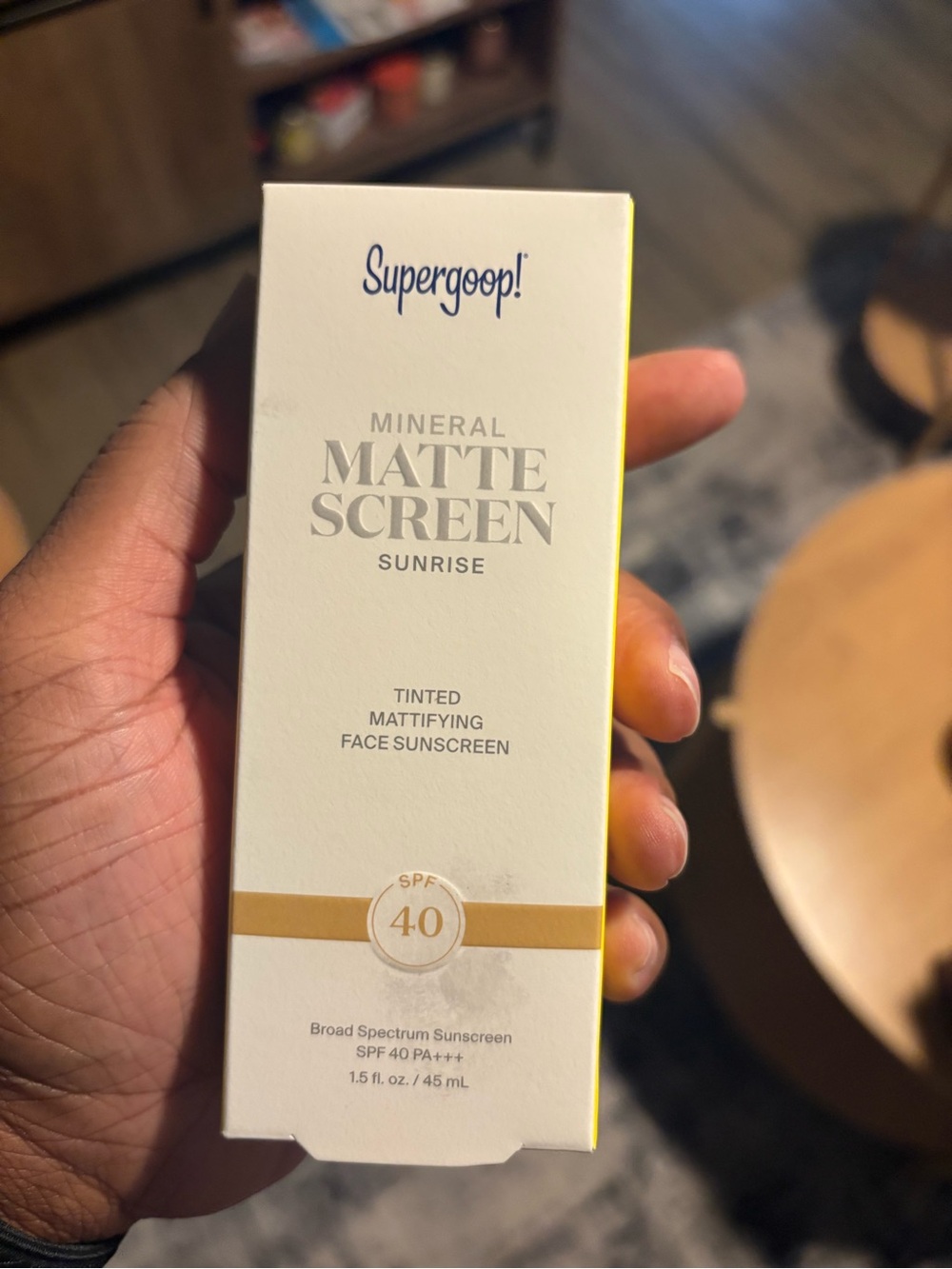 Supergoop! Mineral Matte Screen Tinted Face Sunscreen SPF 40 - Sunrise (Tint)